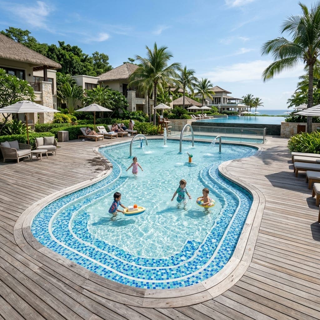Kids Pool — Shallow Zones · Safety First