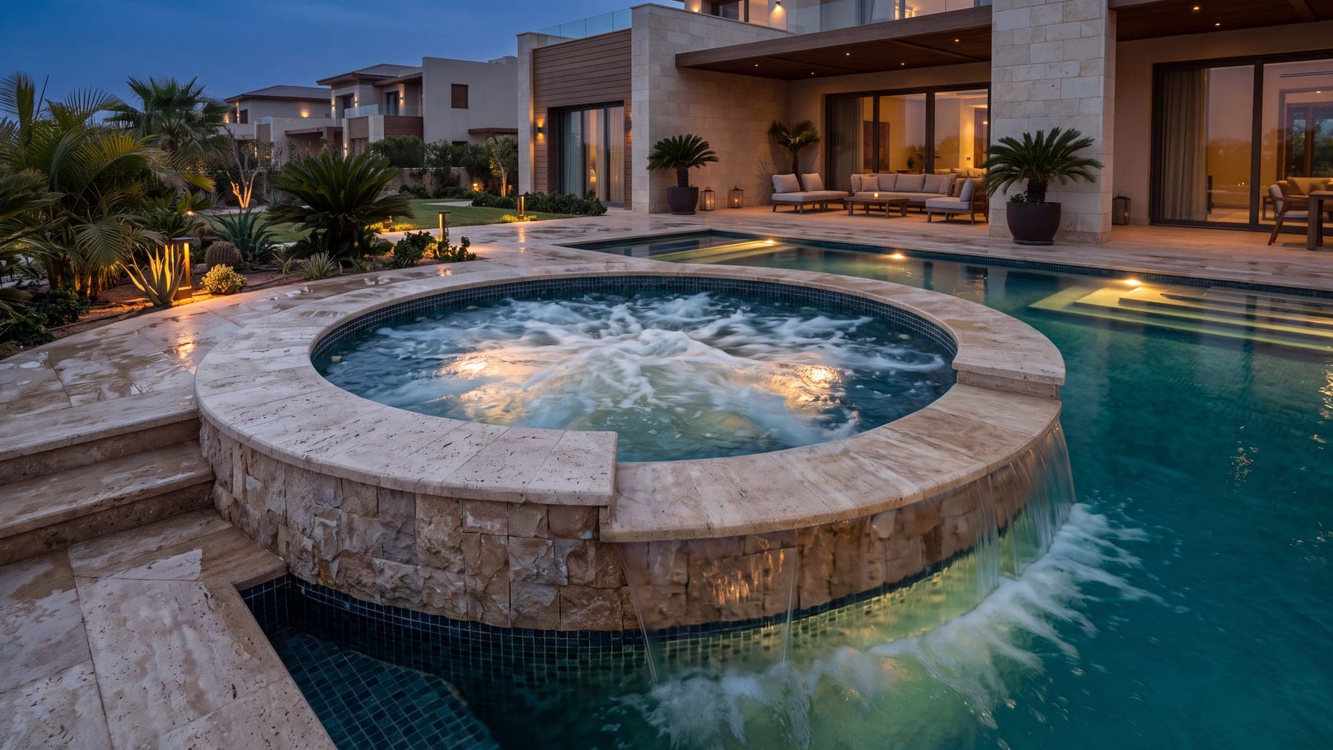 Jacuzzi & Spa — Massage Hydraulics · Heated