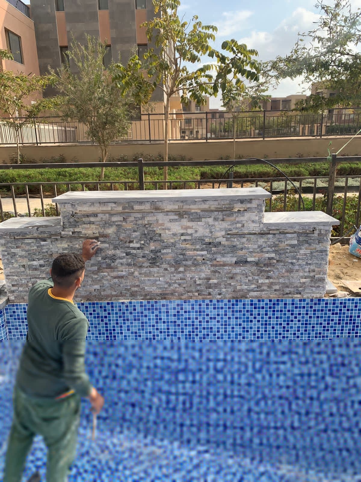 Artificial Waterfall — Rock, Glass & Architectural Falls